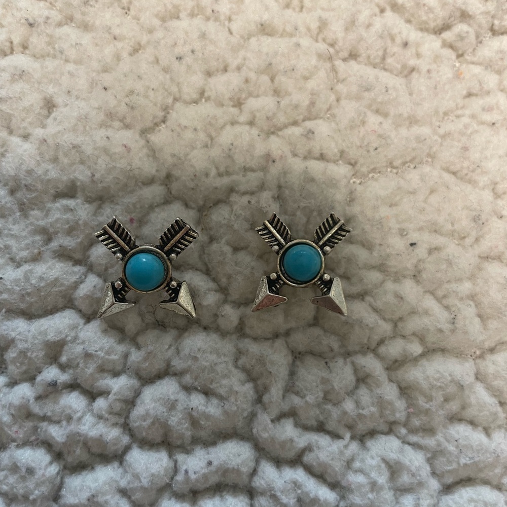 Turquoise Earring Lot - Picture 2 of 4